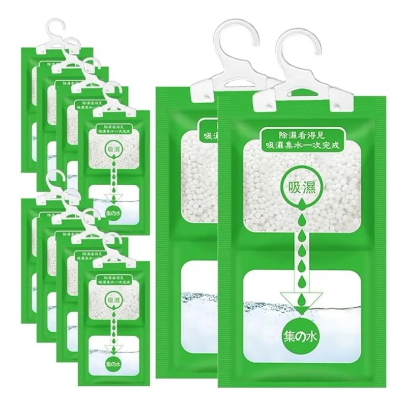 10 Bolsas Detergente Desecanteabsorbe Humedad Antimoho