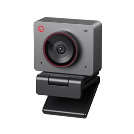 OBSBOT Meet 2-4K Camara Web para PC Webcam con Sensor 1/2", AI Encuadre y Autoenfoque, Modo Belleza, Ligera,Control por Gestos, HDR, 60 FPS, Camara para Streaming, Reuniones, Juegos. (Gris Espacio)