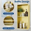 Neodrain Shower Niche Double Shelf Stainless Steel No Tile Needed