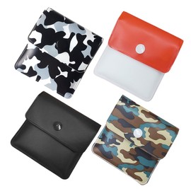 LQIOACU Pack of 4 Pocket Ashtrays for On the Go, Pocket Ashtray Odour-Proof, Pocket Ashtray On the Go Pocket Ashtray, multicoloured