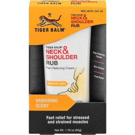 Tiger Balm Tiger Balm Neck & Shoulder Rub Vanishing Scent 1.76 oz (Pack of 3)