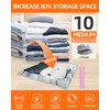 Vacuum Storage Bags, 10 Medium Vacuum Seal Bags for Clothing