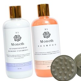 Shampoo + Acondicionador Romero y Vitamina E 500ml c/u | Crecimiento Acelerado, Hidratación Profunda, Cabello Fuerte, Sedoso y Brillante | Nutrición C