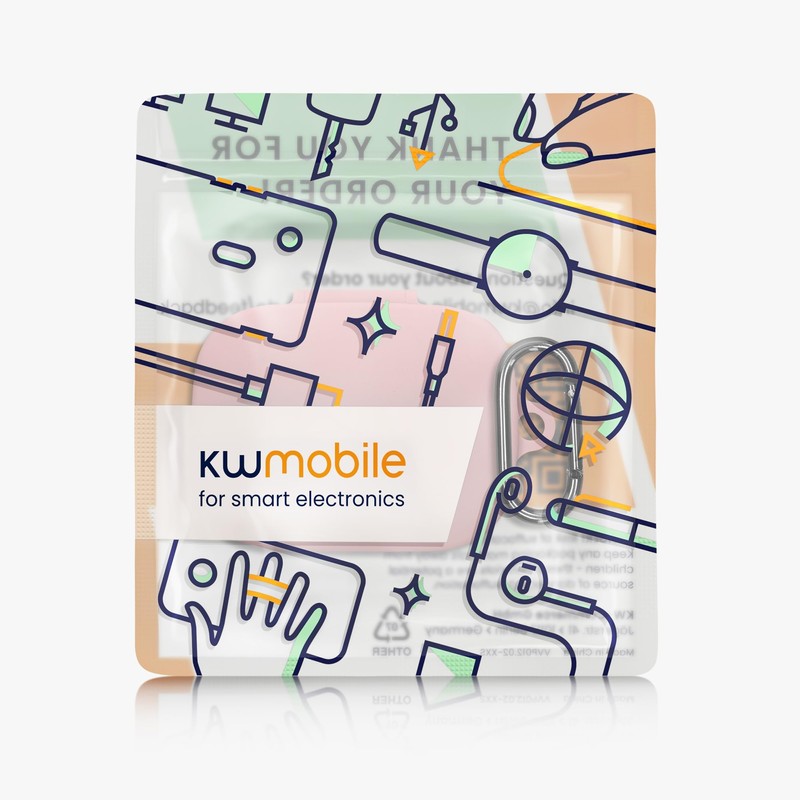 kwmobile Hülle kompatibel mit Honor Earbuds Open Kopfhörer - Silikon