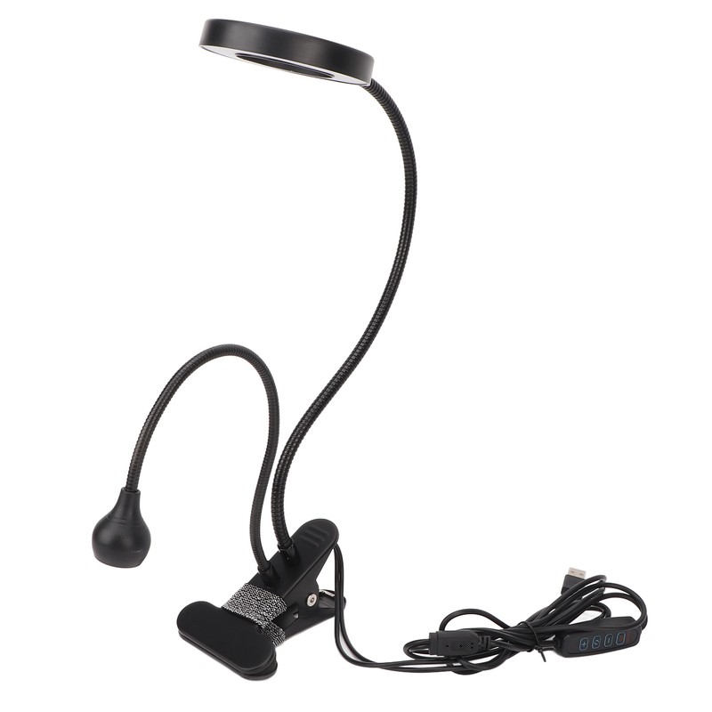 2 in 1 Gooseneck Curing Lamp USB Interface Adjustable Bendable