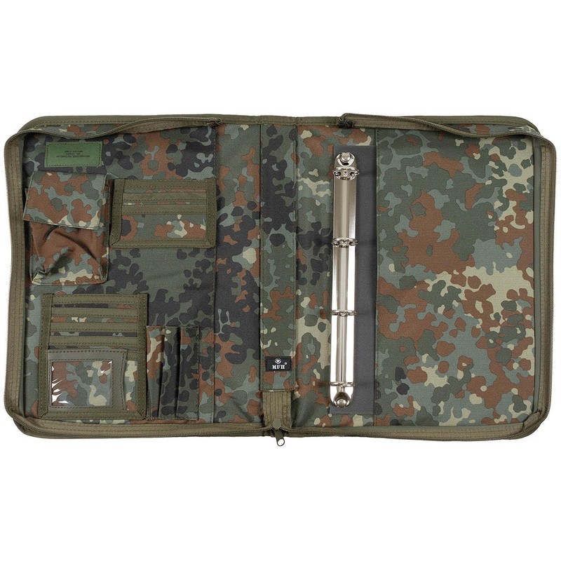 MFH Writing Case A4 Spotted/Dotted Camouflage
