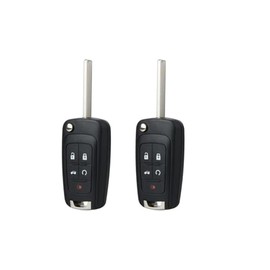 TAVICE Compatible Holden Commodore VF 5 Button Remote Flip Key Blank Shell/Case/Enclosure (2 Pack)