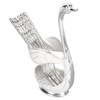 Silver Swan Dinnerware Set Swan Base Holder Teaspoon Cutlery Set