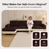 Couch Cushion Covers for Sectional Sofa Seat Cushion Cover Stretch