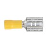 Push-On Terminal 9.5mm Female Yellow Pack of 100