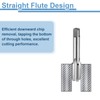 sourcing map 2pcs Straight Flute Thread Tap, M20 x 2.5