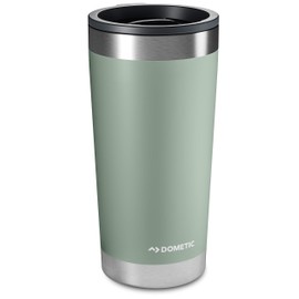 Dometic Thermo Tumbler, Stainless Steel, Vacuum Insulated with Splash Resistant Press-fit Function Lid (Moss, 20 Oz)
