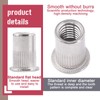Hilitchi SAE Stainless Steel Rivet Nuts Threaded Insert Rivnuts (3/8-16“(20PCS))