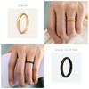 ThunderFit Women’s Silicone Thin and Stackable Anniversary Rings, Silicone Wedding