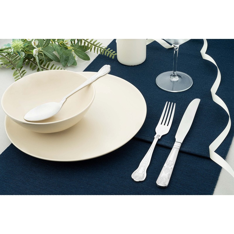 Grunwerg Kings Coffee Spoons COSKGR, 18/0 Stainless Steel, Set of