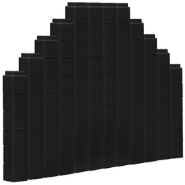 ywmigl 200 Pcs Black Linking Cubes for Math Counting Cubes Manipulatives Plastic Counting Block Manipulative Classroom Learning Supplies for Educational Preschool Activities Boy Girl (Black)