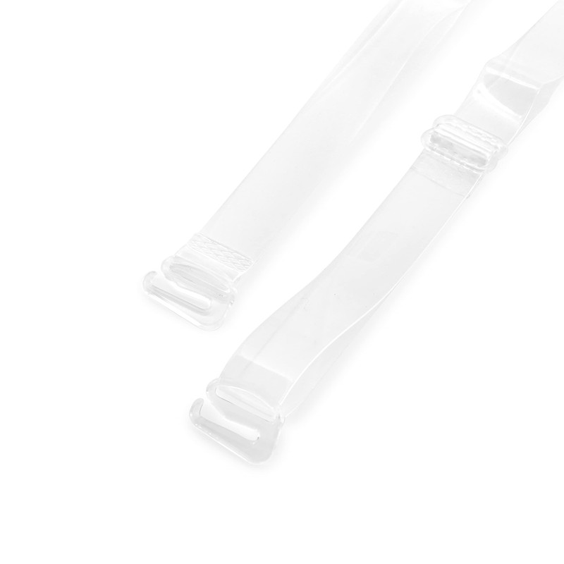 Dritz Detachable and Adjustable Fashion Straps, 1 Pair, Clear