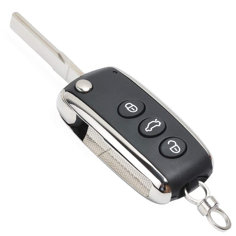 Keyecu Flip Remote Key Shell Case Fob 3+1 Button for