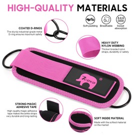 Resistance Bands Set, Ankle Resistance Bands with Cuffs, Exercise Equipment for Women Legs and Glutes, Resistance Band Women, Elastic Bands Work Out Equipment for Home