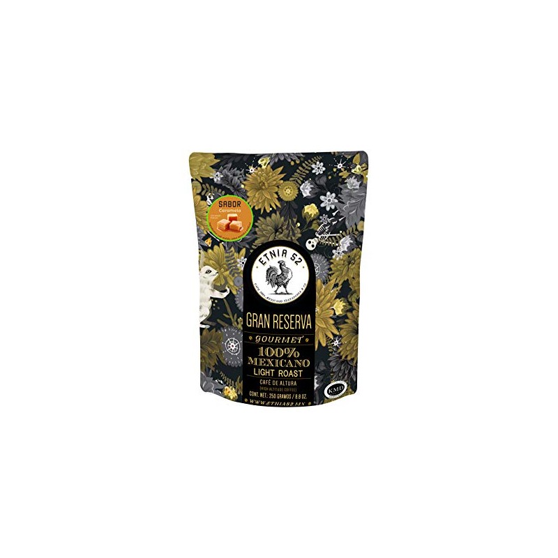 Etnia 52, Café de Altura Sabor Caramelo, Tueste Medio, Molido,
