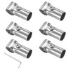 M METERXITY 6-Pack Structural Pipe Connector, T Clamps Stainless Steel