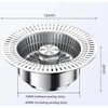 NSRHMJ Sink Drain Strainer, Kitchen Stainless Steel Sink Stopper with