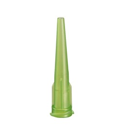 Recogwood 250Pcs 14ga x 1.26 Inches Industrial Blunt Tip Plastic Tapered Tip Dispensing Fill Needle, Olive