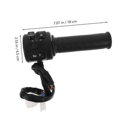 ULTECHNOVO Handlebar Handle Grips for Electric Bicycles Motorbike Handle Protector Twist Throttle Handlebar for Cycle Accessory