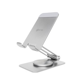 Prio 360° Rotating Metal Phone Holder - Adjustable & Foldable & Portable - The Perfect Solution for Smartphones & Tablets
