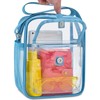 SPODEARS Sky Blue Clear Crossbody Bag for Stadium Events &