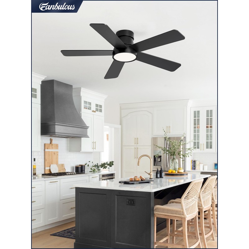 Fanbulous 42 Inch Ceiling Fans with Lights and Remote,Outdoor Indoor