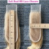 Glisdia 2x6 613 Hd Lace Closure Hd Swiss Lace Skin