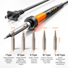 90W 110V LCD Soldering Iron, Soldering Iron Kit, 10-in-1 Soldering