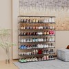 SMILHELTD Large Shoe Rack 3 Row 8 Tier 40-60 Pairs