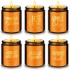 Nuanchu Fall Candles Set, 6 Pack Fall Scented Candles for