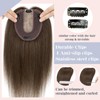S-noilite Human Hair Toppers for Thinning Hair Women Real Hair