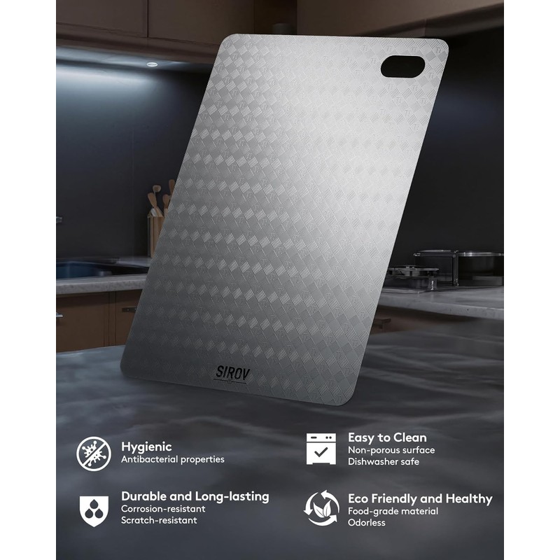 Katori Titanium Cutting Board, 100% Pure Titanium Cutting Boards for