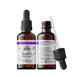 FLORIDA HERBS Myrrh Tincture, Myrrh Extract (Commiphora myrrha) for Indigestion - Non-GMO in Cold-Pressed Organic Vegetable Glycerin 670 mg, Supplements 670 mg