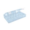Hunersdorff 612400 Assortment Box PSCLASSIC, 12 compartments 225x335x55 mm, Transparent