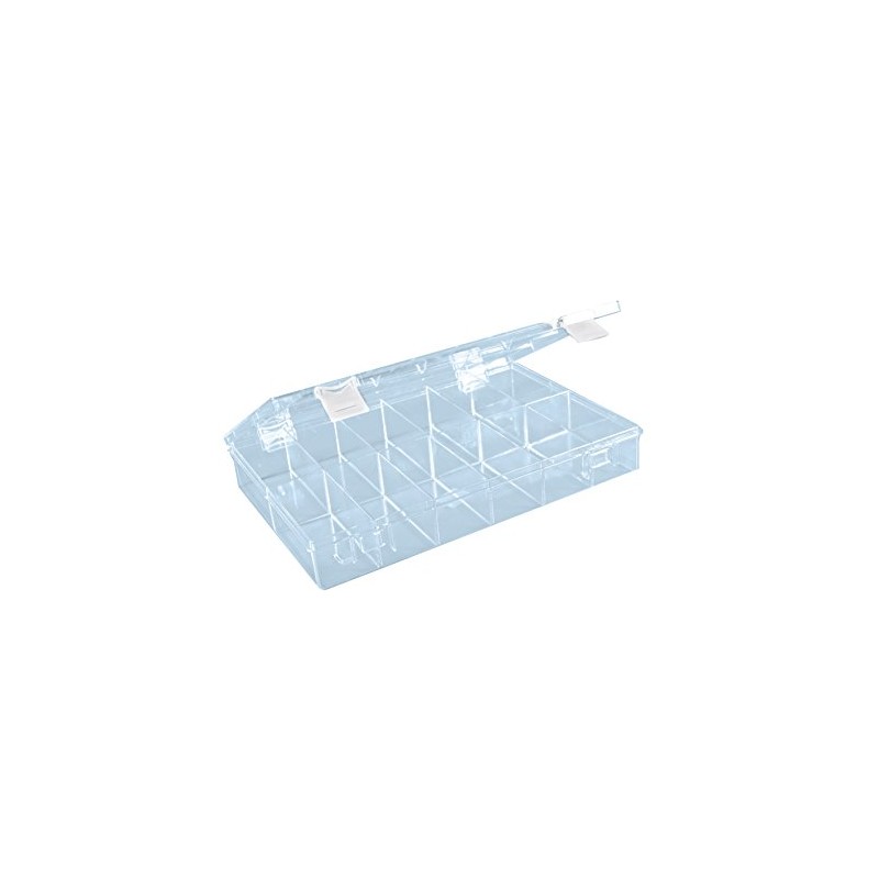 Hunersdorff 612400 Assortment Box PSCLASSIC, 12 compartments 225x335x55 mm, Transparent