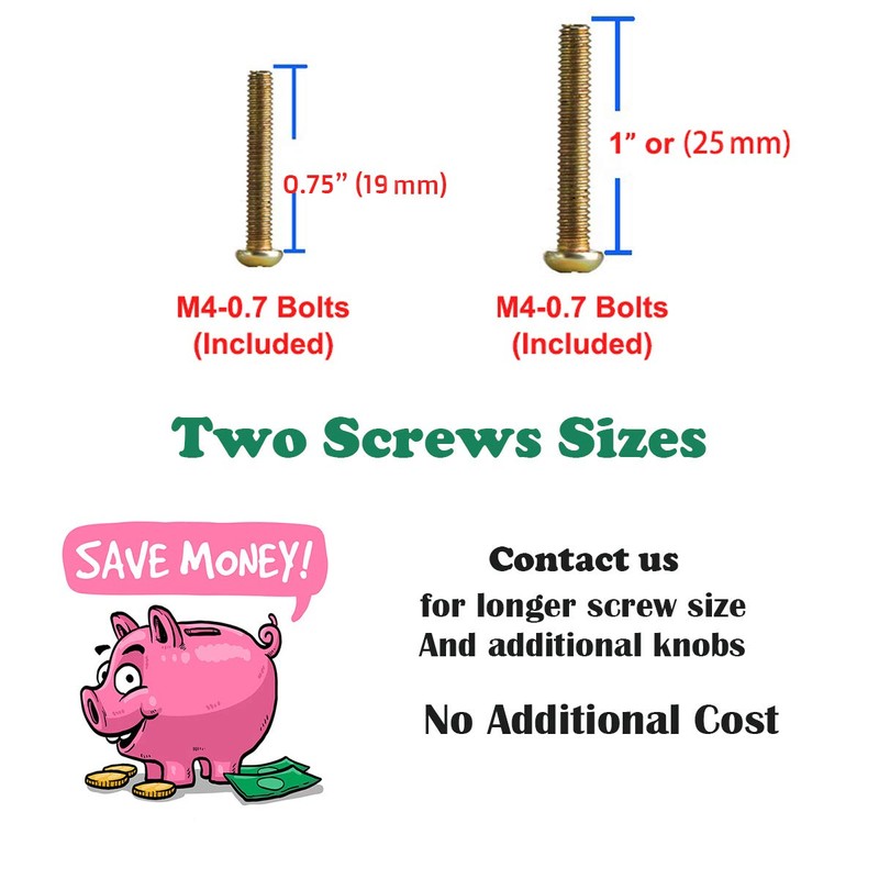 DeElf 26 pcs Clear Crystal Glass Drawer Cabinet Pulls Knobs