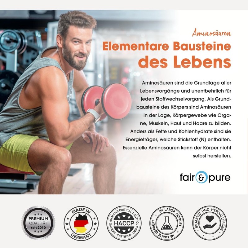 Fair & Pure® - L-Arginin Kapseln - 4500mg pro Tagesdosis