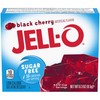 Jell-O Sugar-Free Gelatin Dessert, Black Cherry, 0.30-Ounce Boxes (Pack of