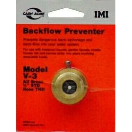 Cash Acme Hose Bibb Atmospheric Back Flow Preventer Brass 3/4 " X 3/4 "