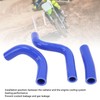 3PCS Silicone Radiator Coolant Hose Pipe Kit Stable Connection Leak