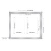 10x8 Inch 2 Opening Photo Collage Frame, Display Two 6x4