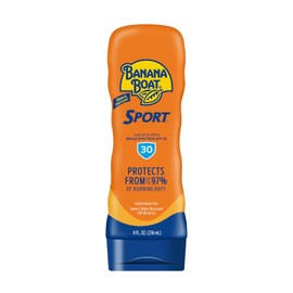 Rendimiento de bloqueador solar Banana Boat Sport, 8 onzas