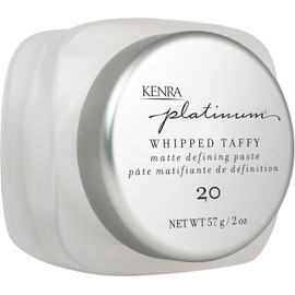 Kenra Professional Platinum Whipped Taffy 20 Pasta batida definidora de acabado mate Fijación firme con acabado ultra mate Esculpe, suaviza y texturiza estilos Todo tipo de cabello 59 ml