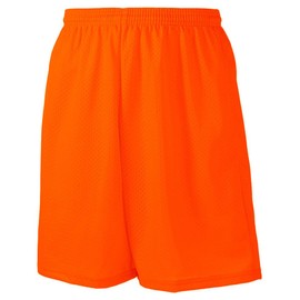 A4 Adult Moisture Wicking Tricot Performance Mesh Short, Athletic Orange, 3XL