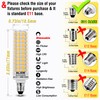 JDE11 Led Bulbs 120V 100W Halogen Candelabra Bulbs Equiva Dimmable,T3